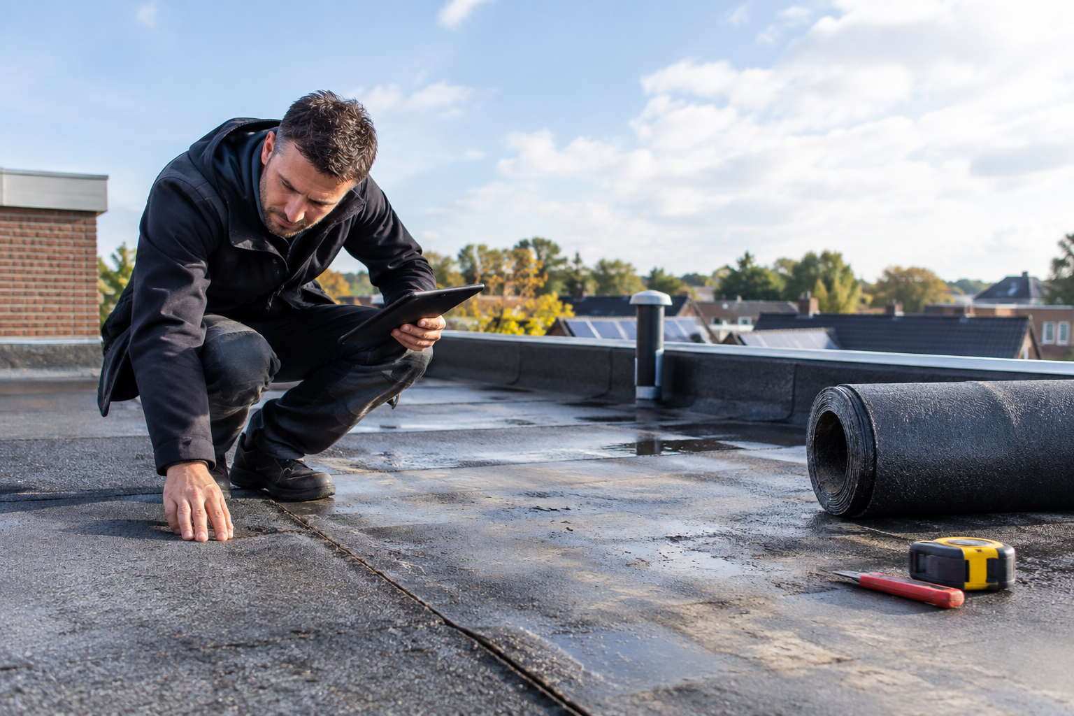 Een plat dak isoleren en vernieuwen: de volgorde van de werkzaamheden